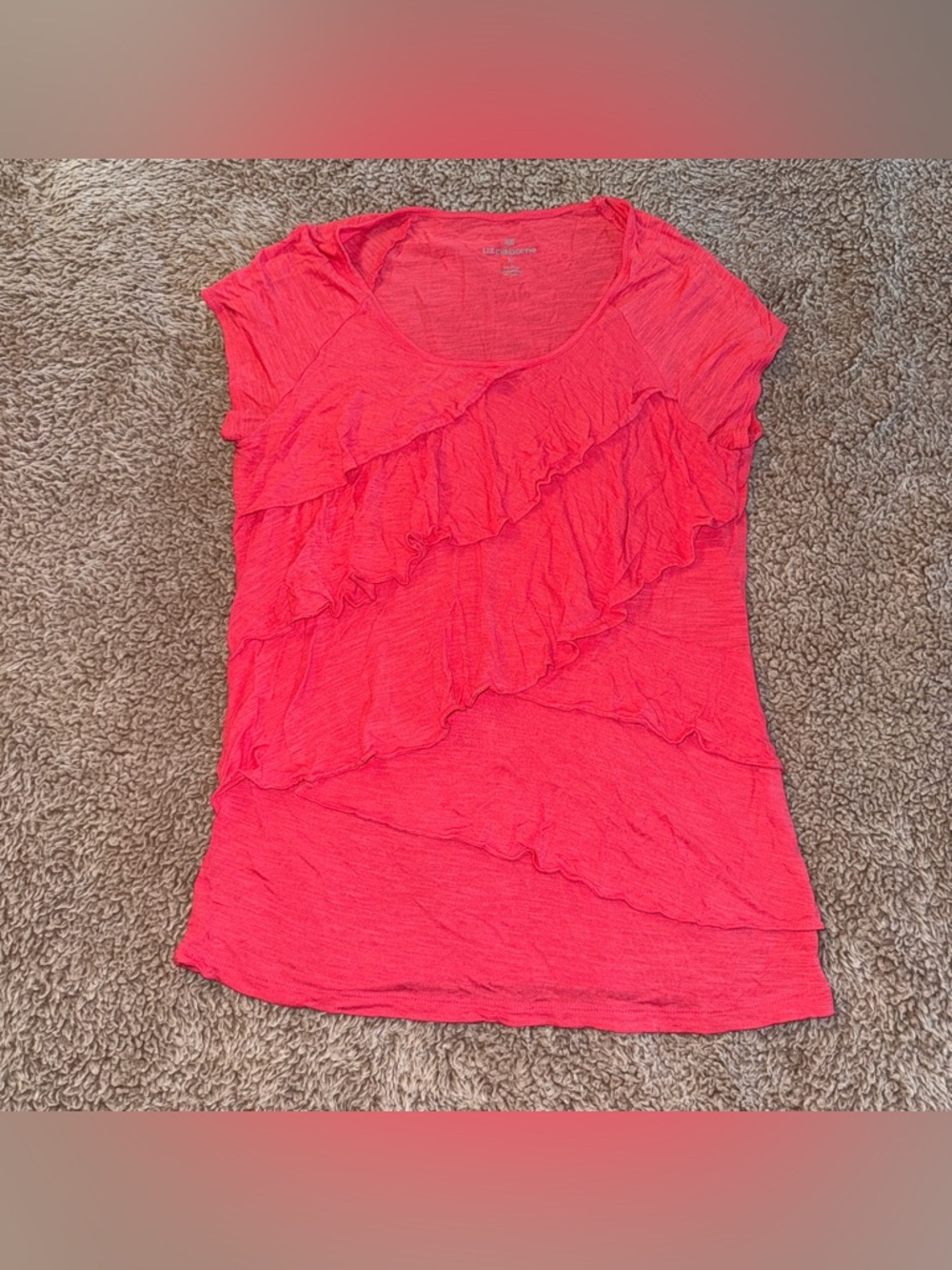 Liz Claiborne Medium Pink Top